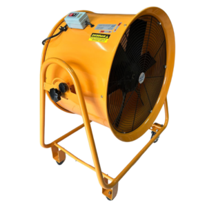 Turbina de aire forzado industrial 18 pulgadas con ruedas para ventilación y extracción industrial