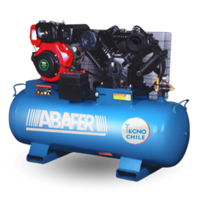 Compresor de Aire Autónomo Diésel, 2 Etapas, 15 HP – 300 Litros