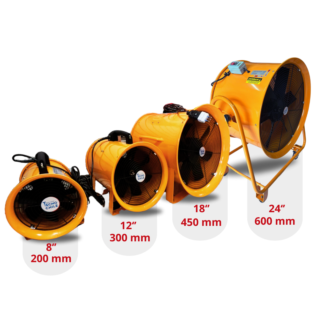 Turbina de Aire Forzado 30 CM, 12 pulgadas - Imagen 2